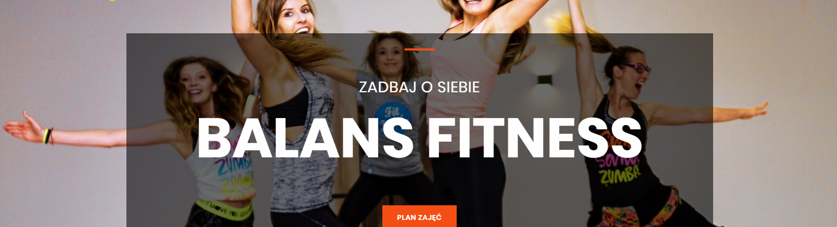Strona internetowa fitness